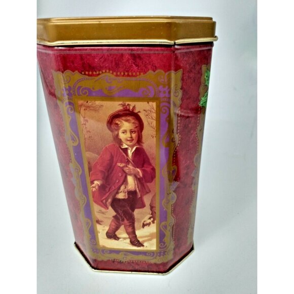 Vintage 1960’s Christmas “Victorian Memories” Octagon shaped - Picture 3 of 11